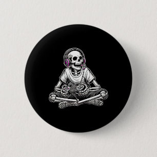 Skeleton Halloween 6 Cm Round Badge