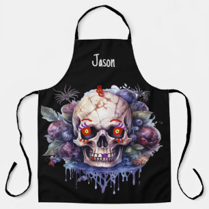 Skeleton Halloween Apron