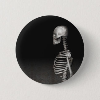 Skeleton - Halloween Button