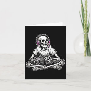 Skeleton Halloween Card