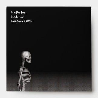 Skeleton - Halloween Envelope
