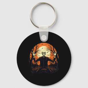 Skeleton Halloween For Men Women Key Ring