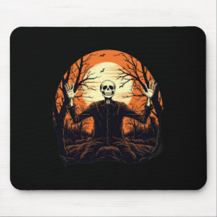 Skeleton Halloween For Men Women Mouse Pad