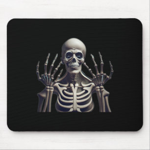 Skeleton Halloween For Mens Womens Kids Mouse Pad
