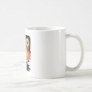 Skeleton Halloween Horror Costume Disc Golf Player Coffee Mug