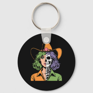 Skeleton Halloween Key Ring