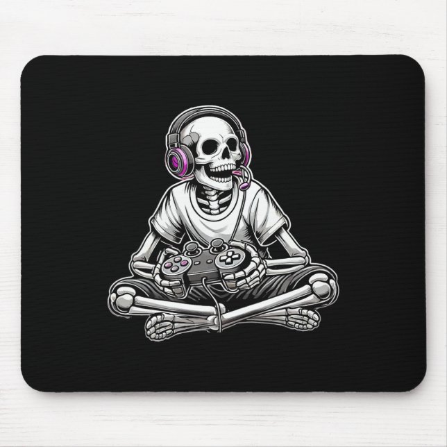 Skeleton Halloween  Mouse Pad (Front)