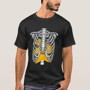 Skeleton Halloween Party Spooky Costume Mexican Ta T-Shirt