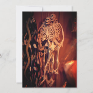 Skeleton Halloween Tivoli View Save The Date