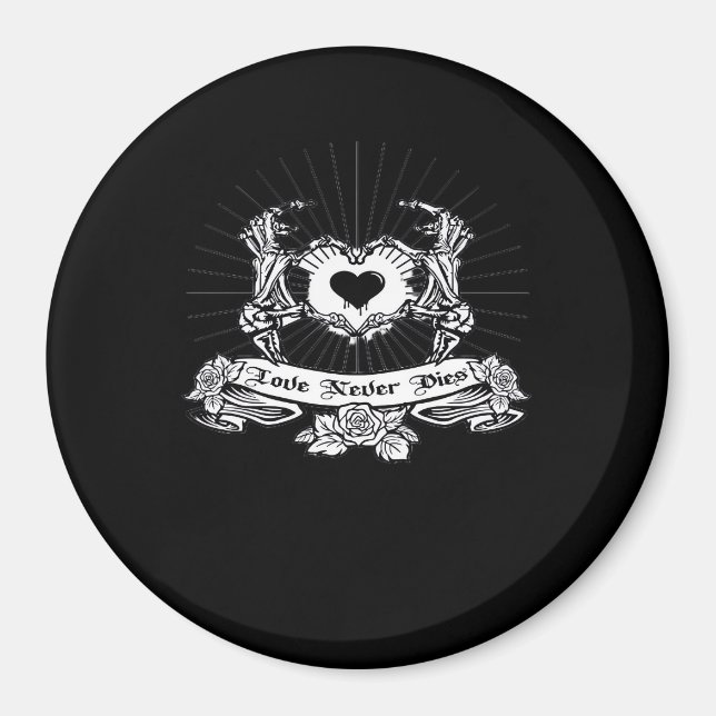 Skeleton Hand Design Classic Magnet (Front)