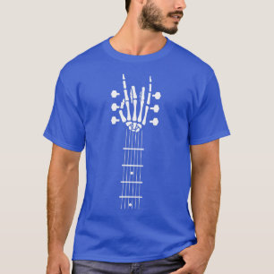 Skeleton Hand Guitar Costume Cool Easy Halloween G T-Shirt
