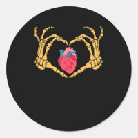 Skeleton Hand Heart Anatomy Cardiac Cvicu Nurse Ha