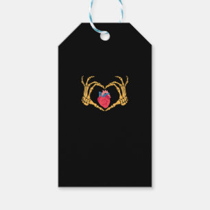 Skeleton Hand Heart Anatomy Cardiac Cvicu Nurse Ha Gift Tags