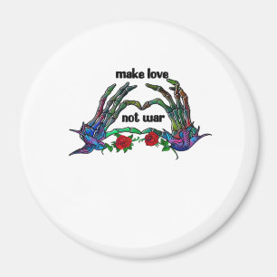 Skeleton Hand Heart Design Magnet