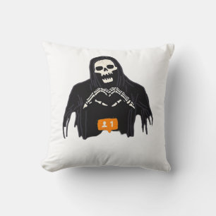 Skeleton Hand Heart Follower Classic Cushion