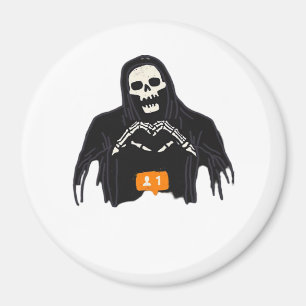 Skeleton Hand Heart Follower Classic Style Magnet