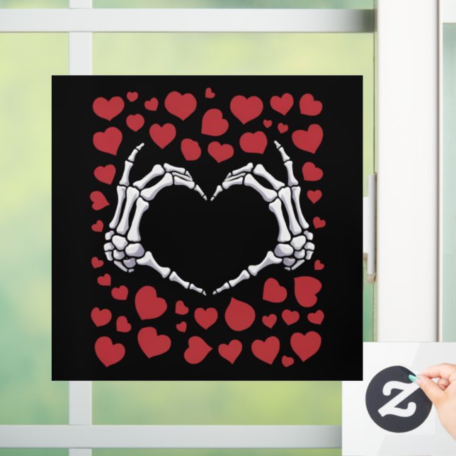 Skeleton Hand Heart Funny Bones Valentine's Day (Home)