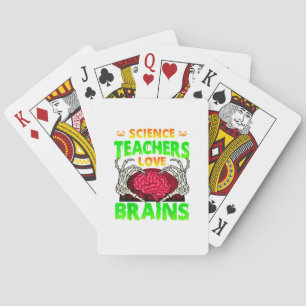 Skeleton Hand Heart Funny Design Style Playing Cards