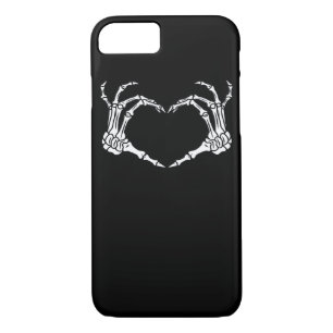 Skeleton Hand Heart Halloween Design  iPhone 8/7 Case