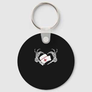Skeleton Hand Heart Lazy Diy Halloween Costume Nur Key Ring