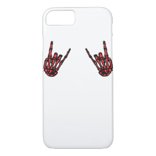 Skeleton Hand Heart Roll & Red Classic  iPhone 8/7 Case