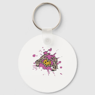Skeleton Hand Heart Show Classic Key Ring