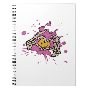 Skeleton Hand Heart Show Classic Style Notebook