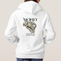 Skeleton Hand Holding Cash Graphic Design