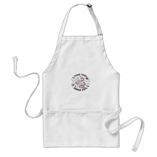 Skeleton Hand Making Heart  Standard Apron