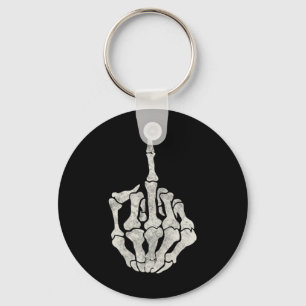 Skeleton Hand Middle Finger For Off Vintage Skull Key Ring