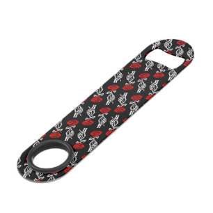 Skeleton Hand Red Rose Happy Halloween Valentine