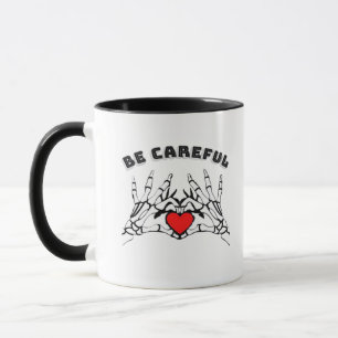 Skeleton Hand With Heart Classic Mug
