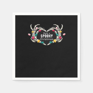 Skeleton Hand With Heart Classic Style Napkin