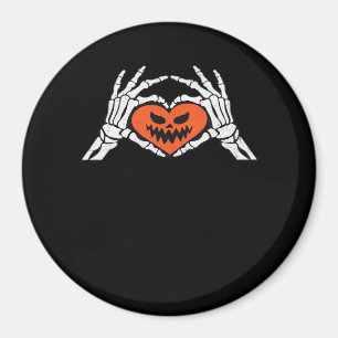 Skeleton Hands A Spooky Halloween Heart Classic Magnet
