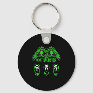 Skeleton Hands Classic Design Key Ring