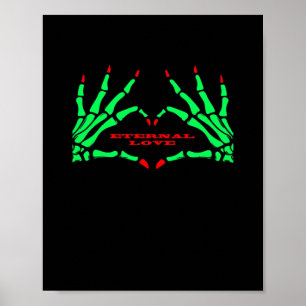 Skeleton Hands - Funny Halloween Poster