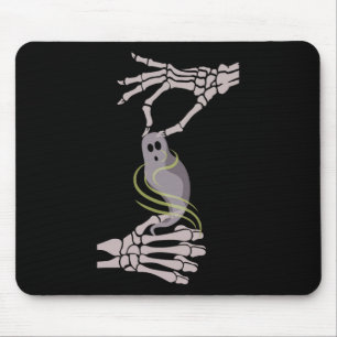 Skeleton Hands Ghost Spooky Halloween Mouse Pad