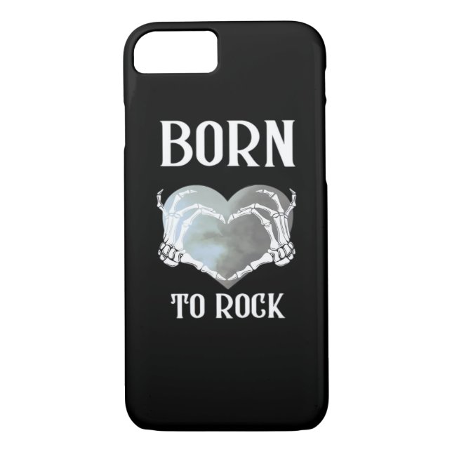 Skeleton Hands Grey Heart Graphic For  Classic Case-Mate iPhone Case (Back)