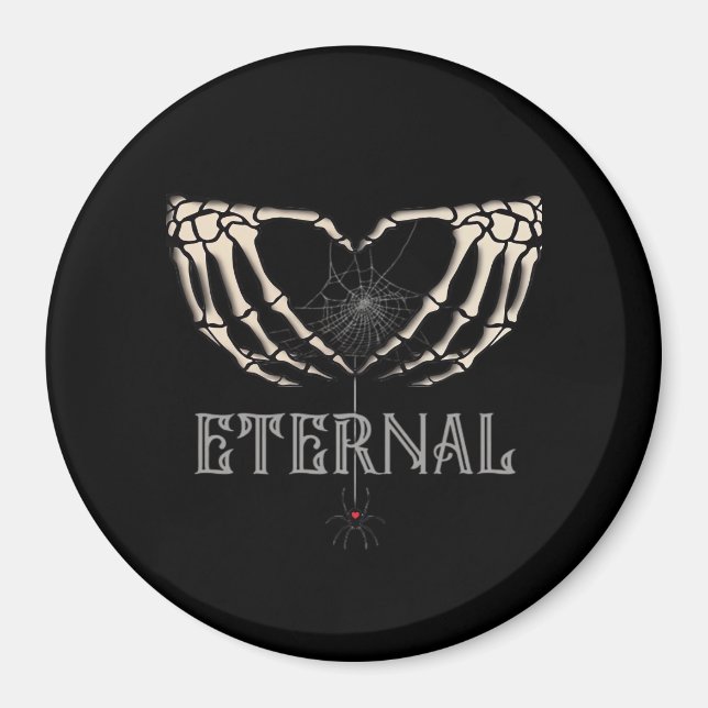 Skeleton Hands Heart Classic Magnet (Front)