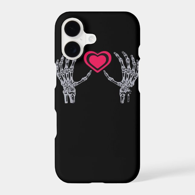 Skeleton Hands Heart Cute (Back)