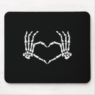 Skeleton Hands Heart Halloween Costume Men Women G Mouse Pad