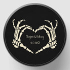 Skeleton Hands Heart Shape Custom Wedding