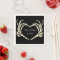 Skeleton Hands Heart Shape Custom Wedding