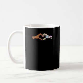 Skeleton Hands Heart Show Basic Coffee Mug
