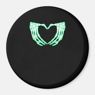 Skeleton Hands, Heart, Xray Halloween Costume Magnet