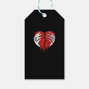 Skeleton Hands Hearts Classic Trending Gift Tags