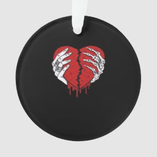 Skeleton Hands Hearts Classic Trending Ornament