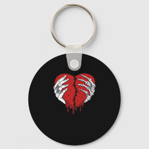 Skeleton Hands Hearts Classic Trending Style Key Ring