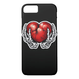 Skeleton Hands Hearts Cute Halloween Retro iPhone 8/7 Case