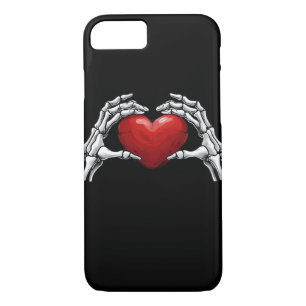 Skeleton Hands Holding A Red Heart Design Classic iPhone 8/7 Case